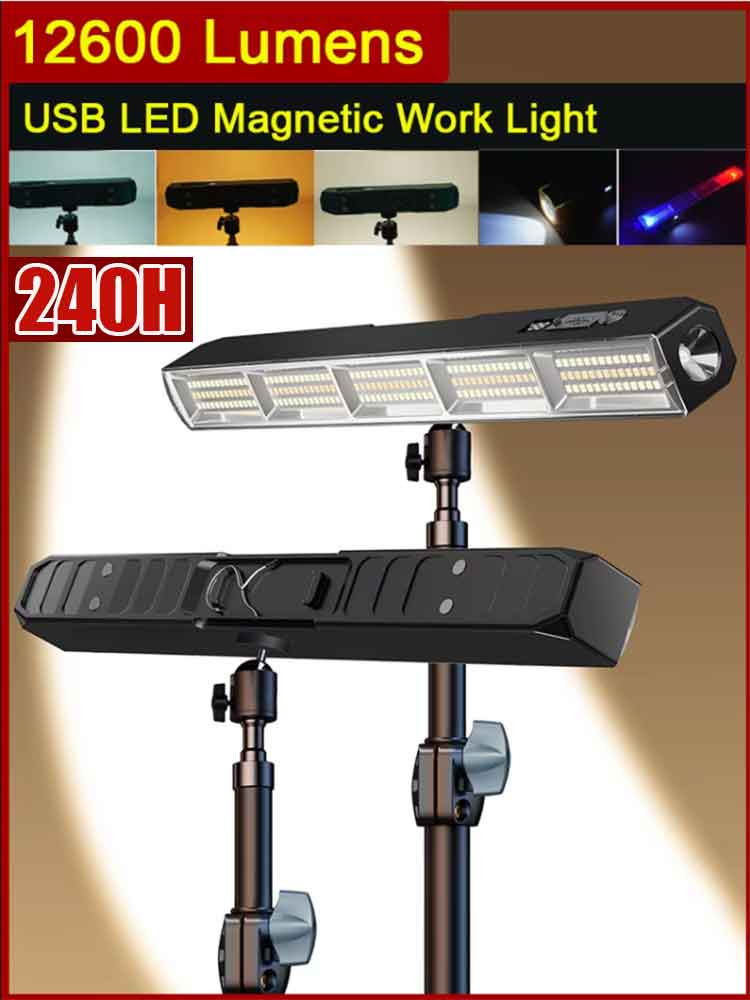 Power Bank - Yüksek Güçlü Manyetik LED Işık Çubuğu