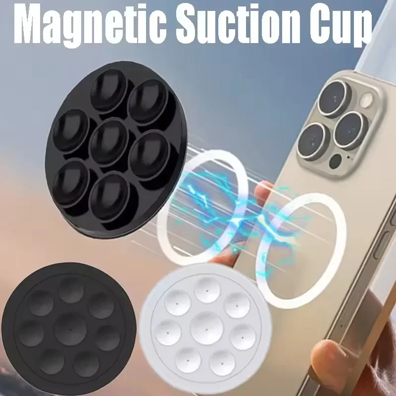 Usb Charger - Magsafe Manyetik Telefon Tutucu, Silikon Mıknatıslı
