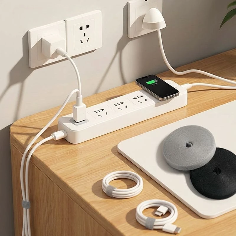Cable Organizer - Kablo Düzenleyici, Kendinden Yapışkanlı Bağlama Bandı,