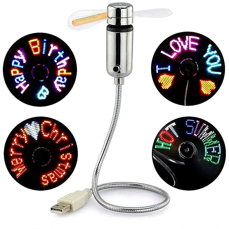 Taşınabilir USB LED Mesaj Fanı - Electronics And Gadgets Ce incelemesi ve fiyatı