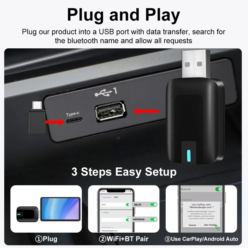 TrolinkTek Kablosuz CarPlay Do - Usb Hub incelemesi ve fiyatı