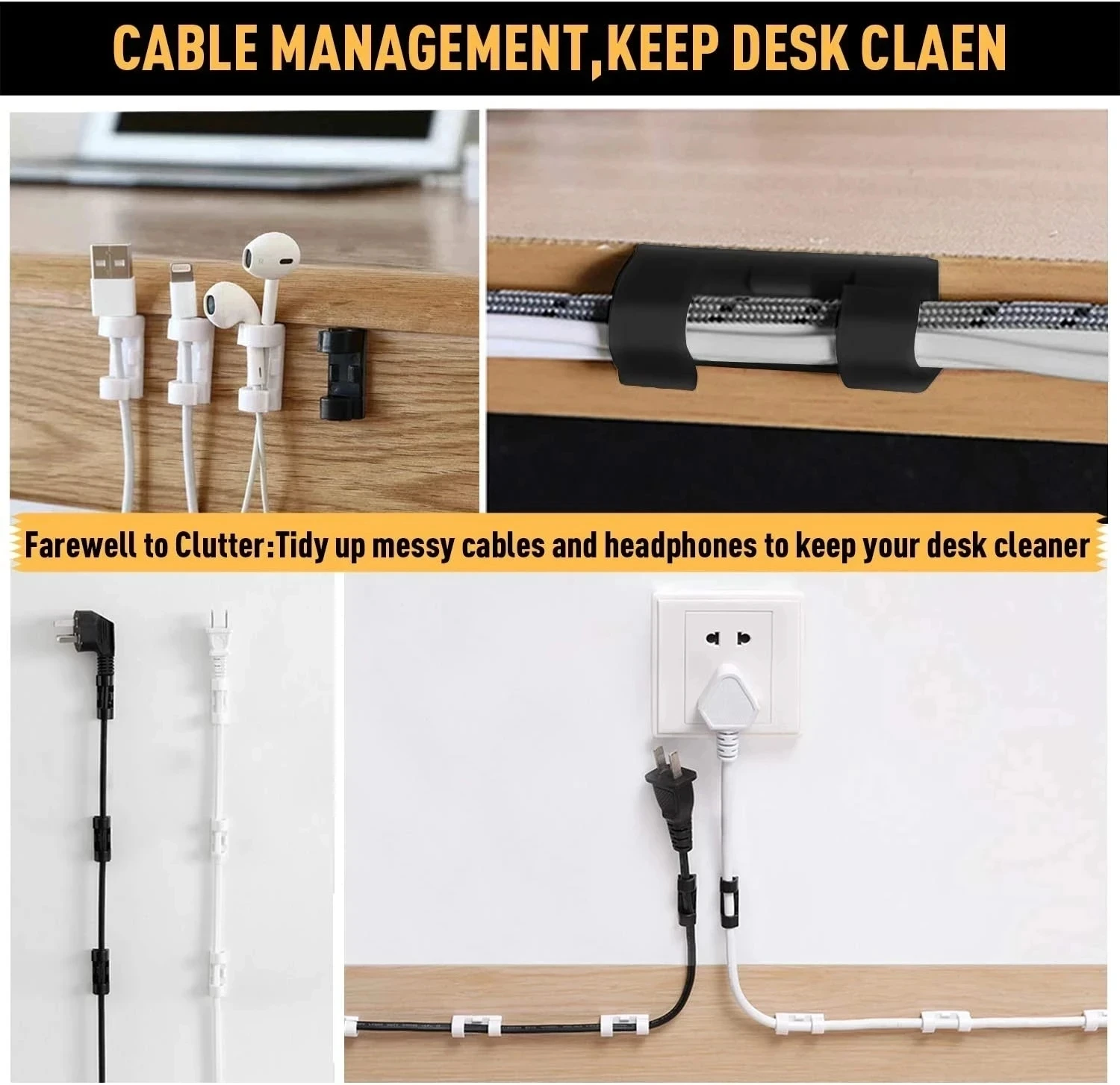 Küçük Kablo Düzenleyici Klipsl - Cable Organizer incelemesi ve fiyatı