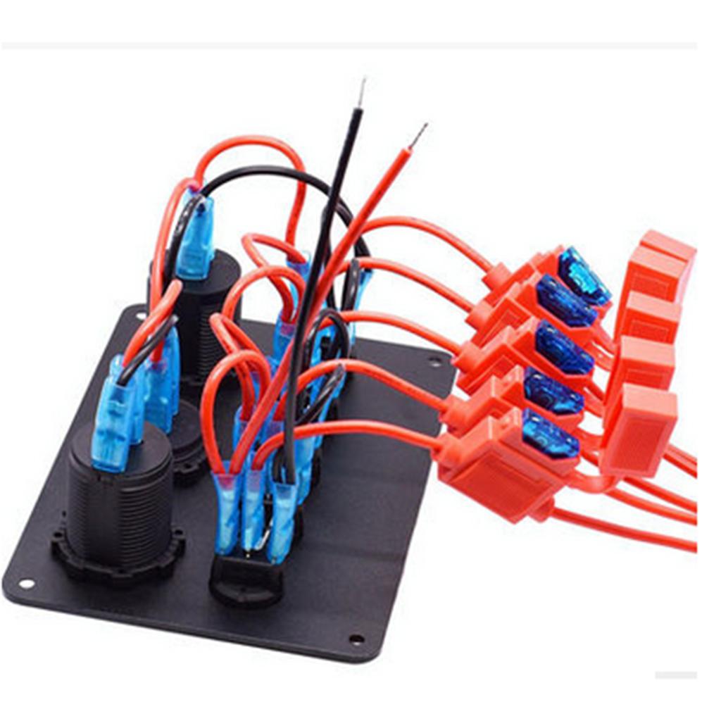 ABS Plastik 5'li Anahtar Panel - Usb Charger incelemesi ve fiyatı